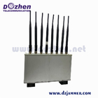 Indoor Cell Phone Prison Jammer 45W 100m Shielding Range Metal Enclosure Housing signal jamming device