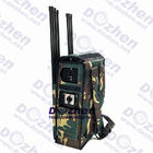 Portable Powerful Backpack Jammer 25W 4 Bands 3G DCS GSM LTE Signal Jamming Coverage 30m