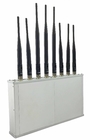 Desktop 34dBm CDMA / DCS Rf Radio Frequency Jammer With 8 Output Channels